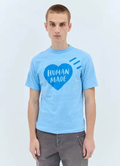 Human Made Logo Print T-shirt In Blue