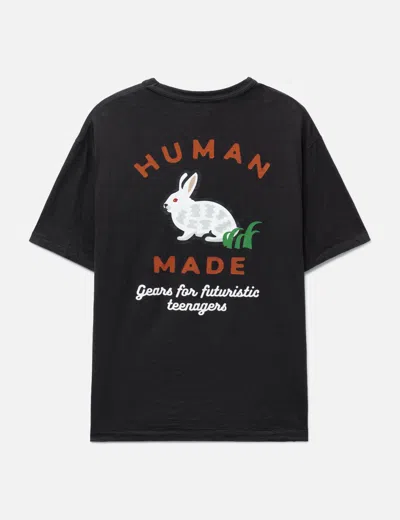 Human Made Logo Rabbit T-shirt In Black