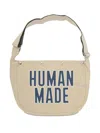 Human Made Logo Shoulder Bag In Neutral