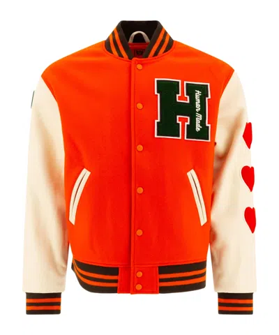 Human Made Long Sleeve Casual Jacket In Red