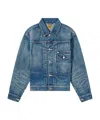 Human Made Long-sleeved Denim Jacket In Blue