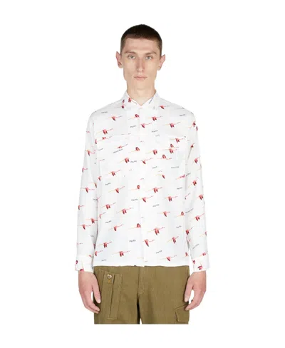 Human Made Long-sleeved Shirt In White
