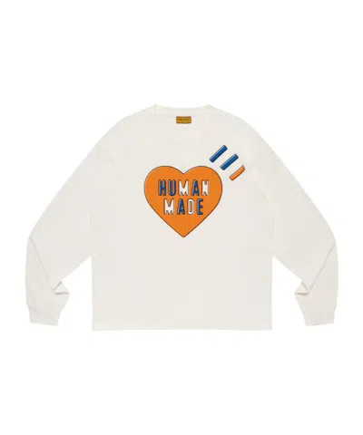Human Made Long-sleeved T-shirt In White