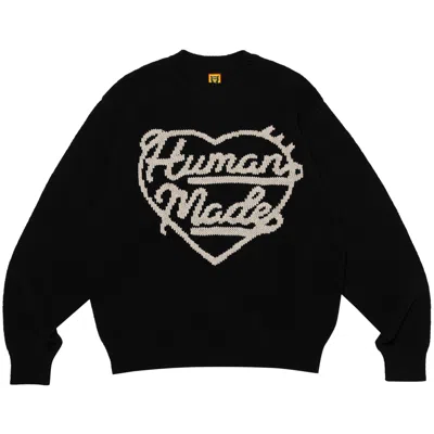 Pre-owned Human Made Low Gauge Knit Sweater 'black'