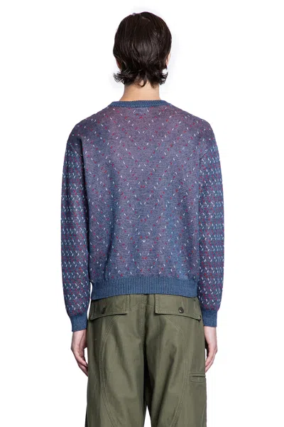 Human Made Heart Knit Sweater In Blue