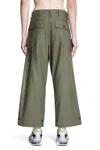 Human Made Man Green Trousers In Green
