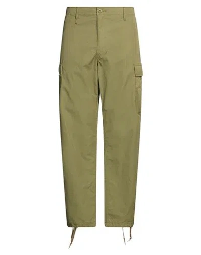 Human Made Man Pants Military Green Size L Cotton, Nylon