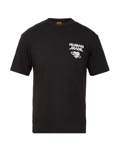 Human Made Man T-shirt Black Size S Cotton