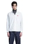Human Made Heart-embroidered Button-up Shirt In White