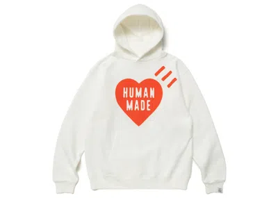 Pre-owned Human Made Men's  #1 Sweat Hoodie In White