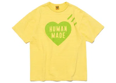 Pre-owned Human Made Men's  #1 T-shirt In Yellow