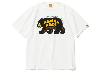 Pre-owned Human Made Men's  Bear Graphic #10 T-shirt In White