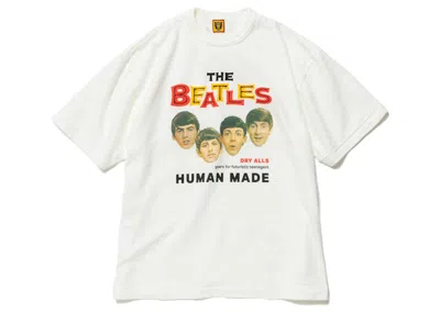 Pre-owned Human Made Men's  Beatles Graphic T-shirt In White