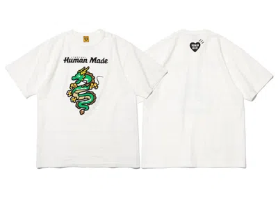 Pre-owned Human Made Men's  China Store Exclusive Dragon T-shirt In White