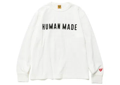 Pre-owned Human Made Men's  Classic Long Sleeve T-shirt In White