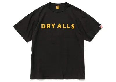 Pre-owned Human Made Men's  Dry Alls Graphic #09 T-shirt In Black