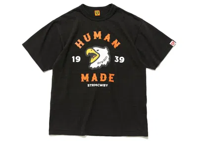 Pre-owned Human Made Men's  Eagle Graphic #07 T-shirt In Black