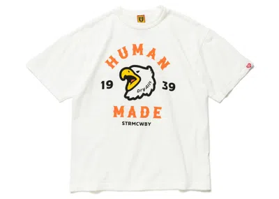 Pre-owned Human Made Men's  Eagle Graphic #07 T-shirt In White