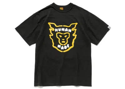 Pre-owned Human Made Men's  Face Logo 2309 T-shirt In Black