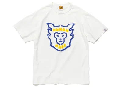 Pre-owned Human Made Men's  Face Logo 2309 T-shirt In White