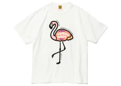 Pre-owned Human Made Men's  Flamingo T-shirt In White