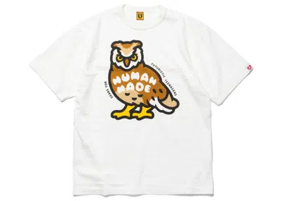 Pre-owned Human Made Men's  Graphic #4 T-shirt In White