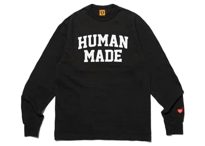 Pre-owned Human Made Men's  Graphic #7 Long Sleeve T-shirt In Black