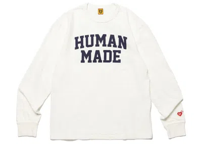Pre-owned Human Made Men's  Graphic #7 Long Sleeve T-shirt In White