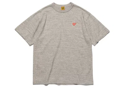 Pre-owned Human Made Men's  Heart Badge T-shirt (fw22) In Grey