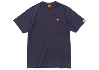 Pre-owned Human Made Men's  Heart Badge T-shirt (ss23) In Navy Blue