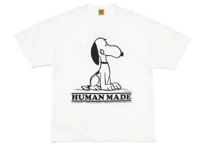 Pre-owned Human Made Men's  Peanuts #1 T-shirt In White