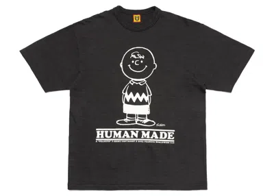 Pre-owned Human Made Men's  Peanuts #2 T-shirt In Black
