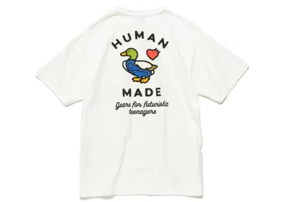 Pre-owned Human Made Men's  Pocket #3 T-shirt In White