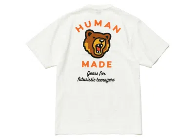 Pre-owned Human Made Men's  Pocket Bear #1 T-shirt In White