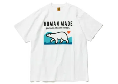 Pre-owned Human Made Men's  Polar Bear Graphic T-shirt In White