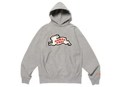 Pre-owned Human Made Men's  Rabbit Heavy Weight Hoodie In Grey