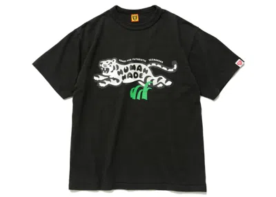 Pre-owned Human Made Men's  Tiger Graphic #1 T-shirt In Black