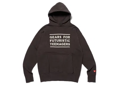Pre-owned Human Made Men's  Tsuriami #2 Hoodie In Brown