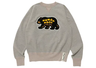 Pre-owned Human Made Men's  Tsuuriami #1 Sweatshirt In Grey
