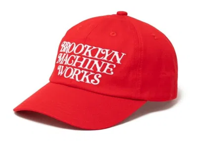 Pre-owned Human Made Men's  X Brooklyn Machine Works X Girls Don't Cry 6 Panel Cap In Red