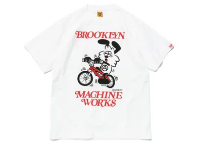 Pre-owned Human Made Men's  X Brooklyn Machine Works X Girls Don't Cry T-shirt In White