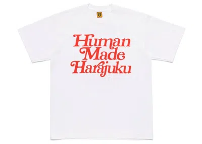 Pre-owned Human Made Men's  X Girls Don't Cry Harajuku T-shirt #2 In White