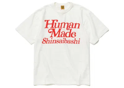 Pre-owned Human Made Men's  X Girls Don't Cry Osaka Shinsaibashi Exclusive T-shirt In White