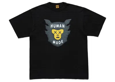 Pre-owned Human Made Men's  X Kaws #1 T-shirt In Black