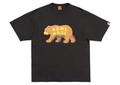 Pre-owned Human Made Men's  X Kaws Graphic Ii T-shirt In Black