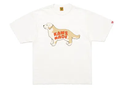 Pre-owned Human Made Men's  X Kaws Graphic T-shirt In White