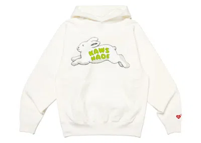 Pre-owned Human Made Men's  X Kaws Hoodie In White