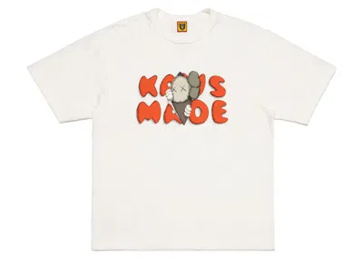 Pre-owned Human Made Men's  X Kaws Made Graphic I T-shirt (ss24) In White