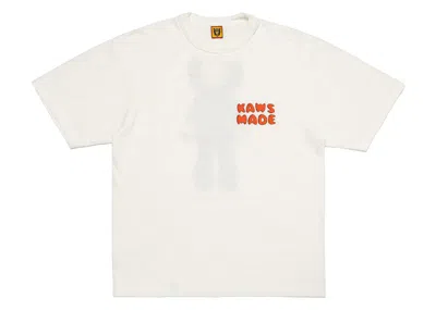 Pre-owned Human Made Men's  X Kaws Made Graphic Iii T-shirt (ss24) In White