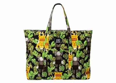Pre-owned Human Made Men's  X Kaws Made Reversible Tote Bag In Black
